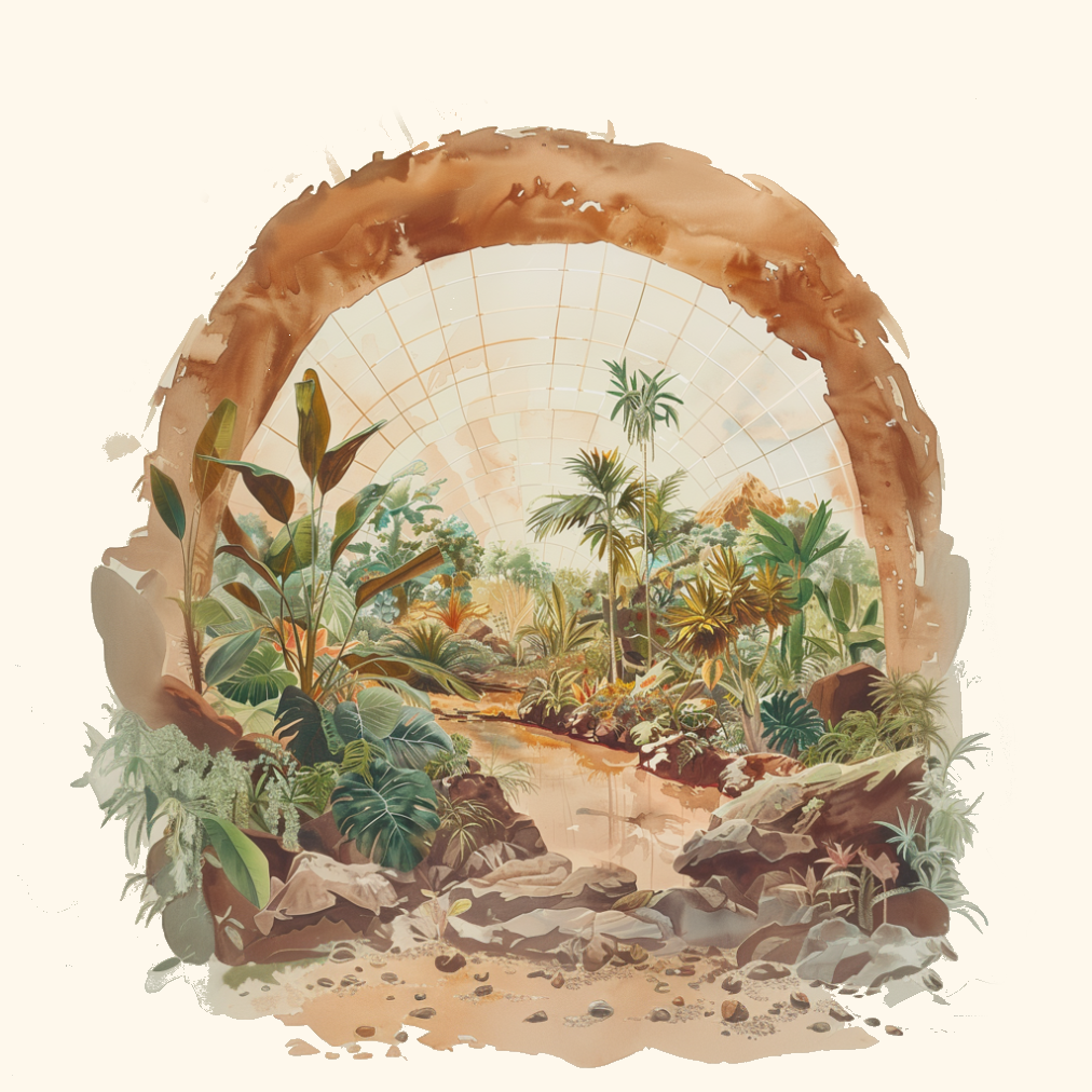 watercolor plant drawing